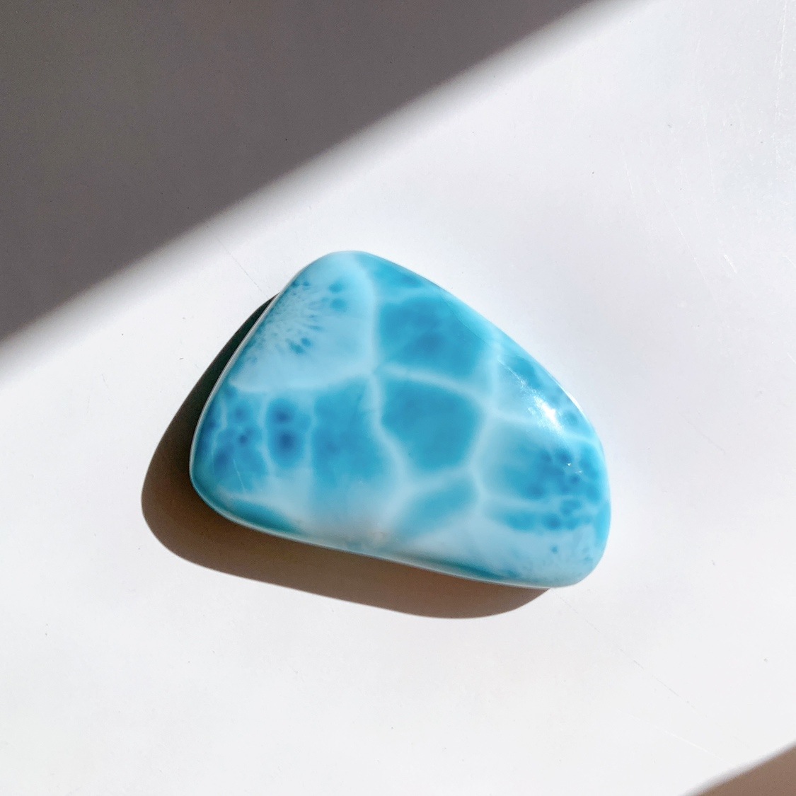 ラリマールース まんまる☆高品質 ラリマー ルース s1496 | Funky garuda Stone