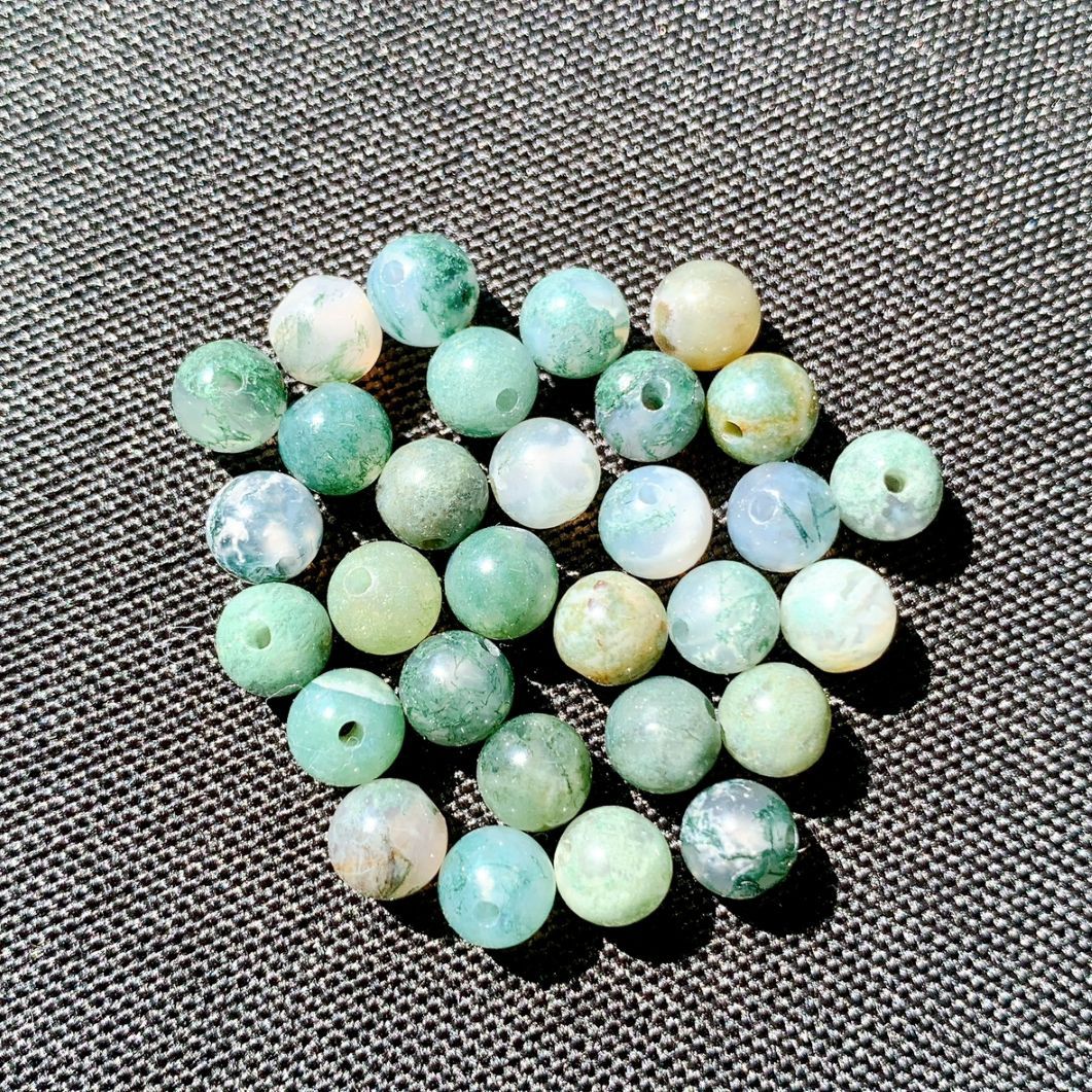 [604B]モスアゲート(6mm)