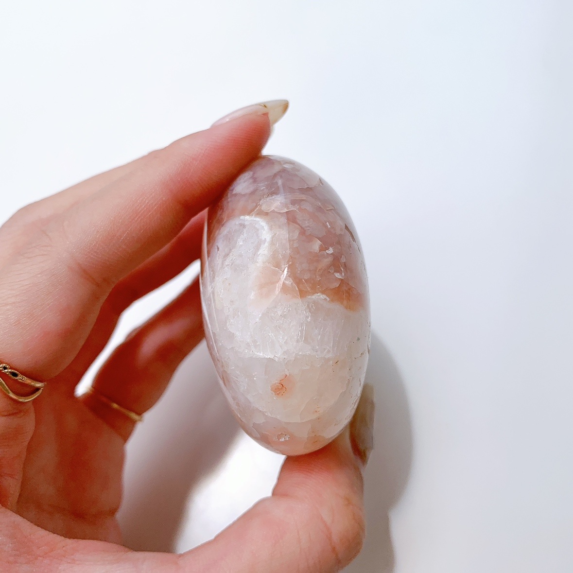 さくらアゲート にぎり石