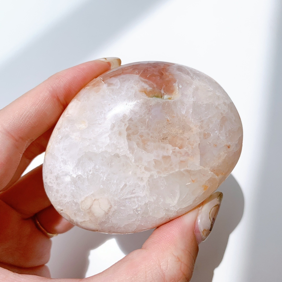 さくらアゲート にぎり石