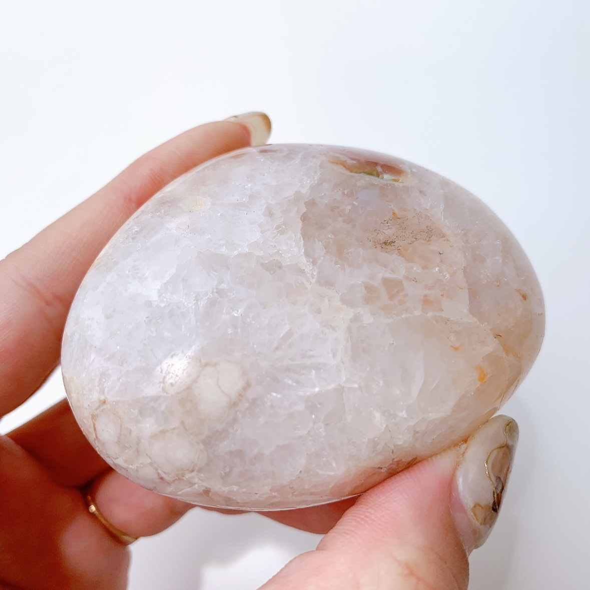 さくらアゲート にぎり石