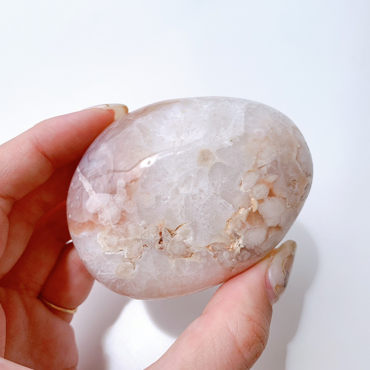 さくらアゲート にぎり石