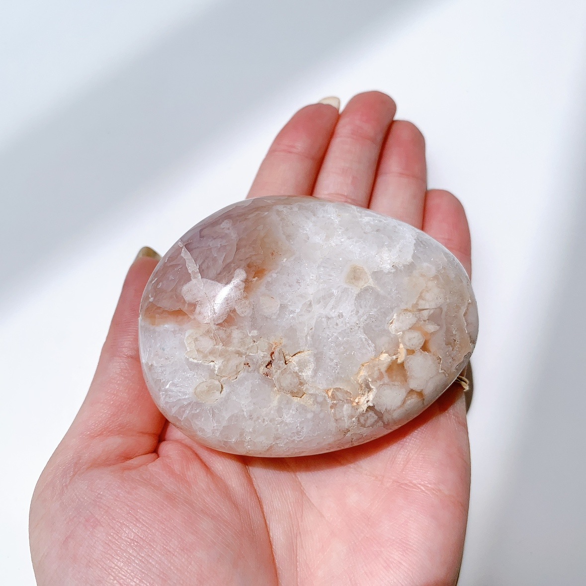 さくらアゲート にぎり石