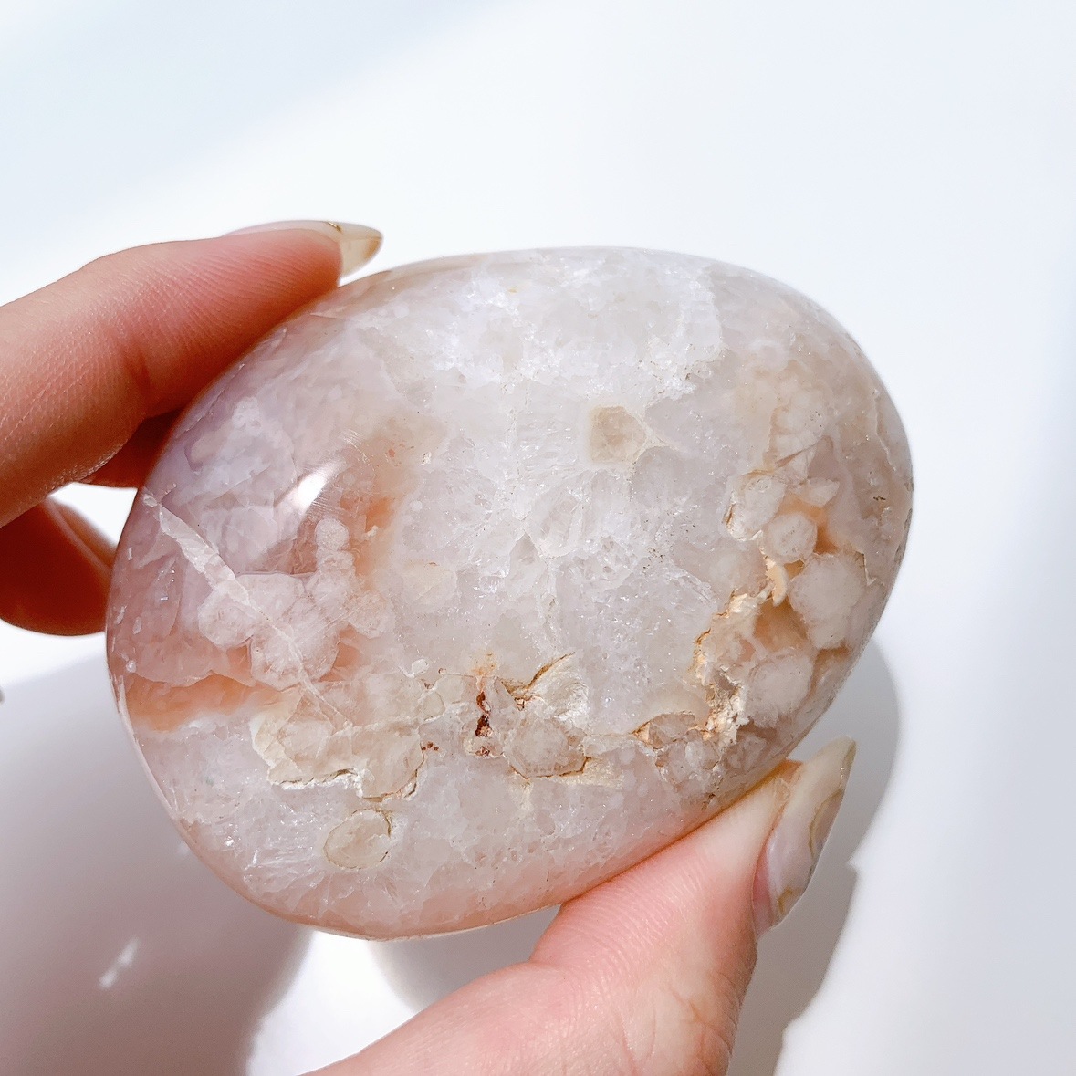 さくらアゲート にぎり石