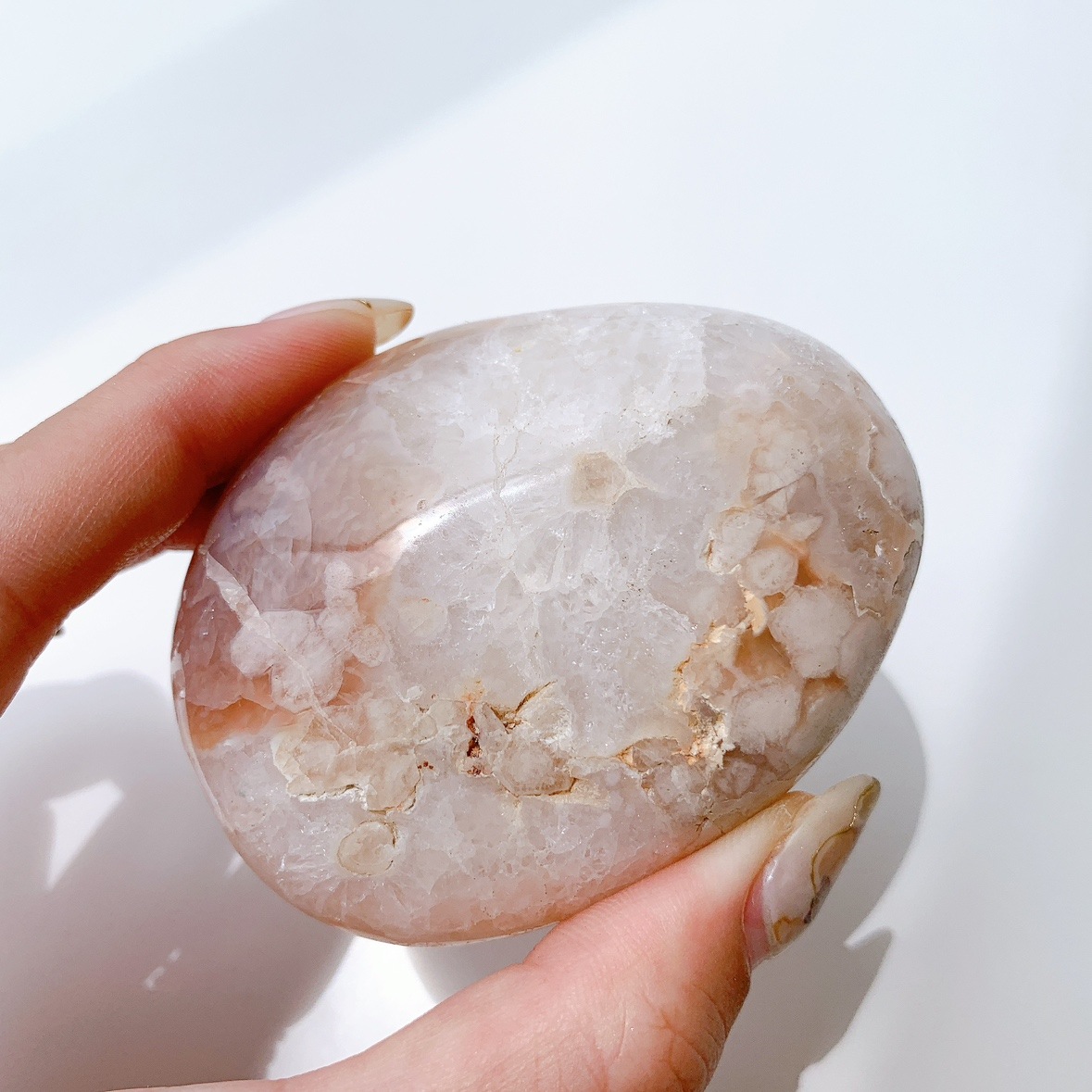 さくらアゲート にぎり石