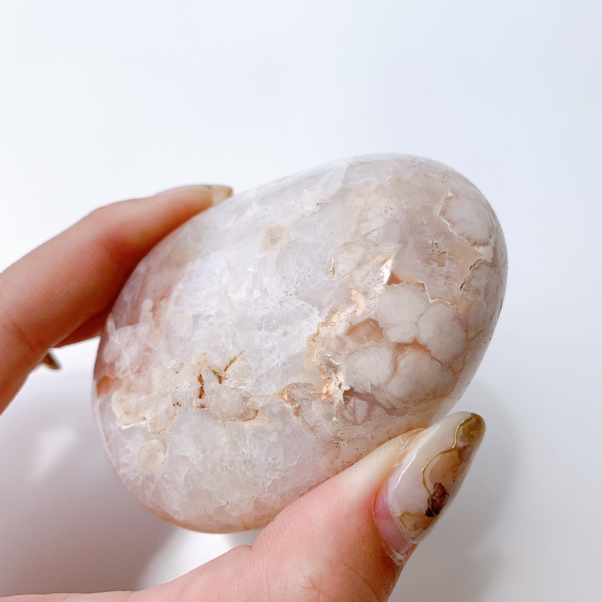 さくらアゲート にぎり石