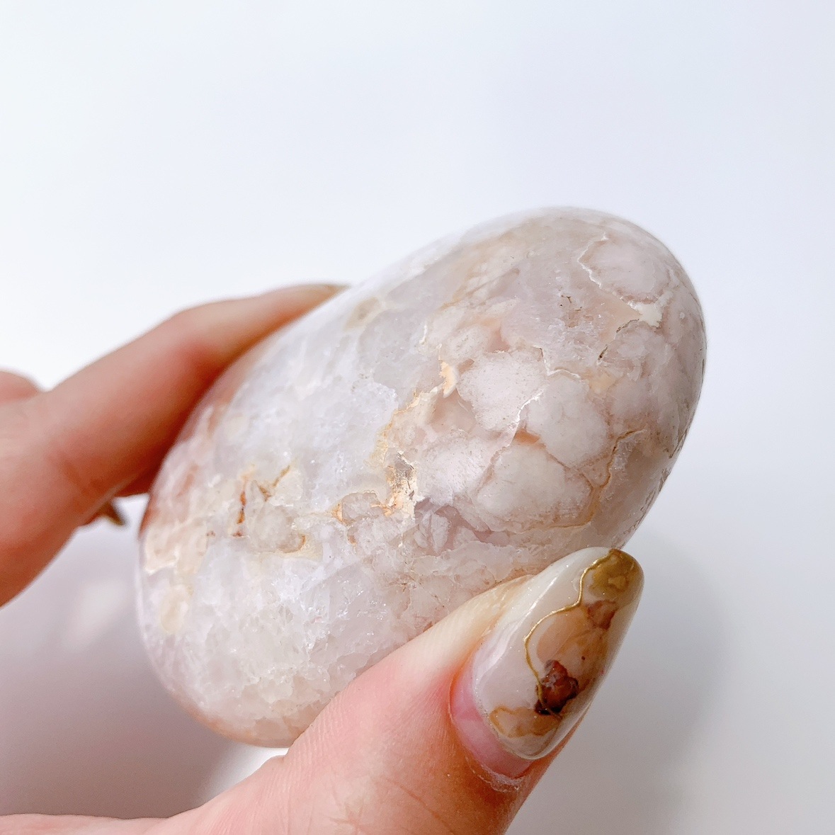 さくらアゲート にぎり石