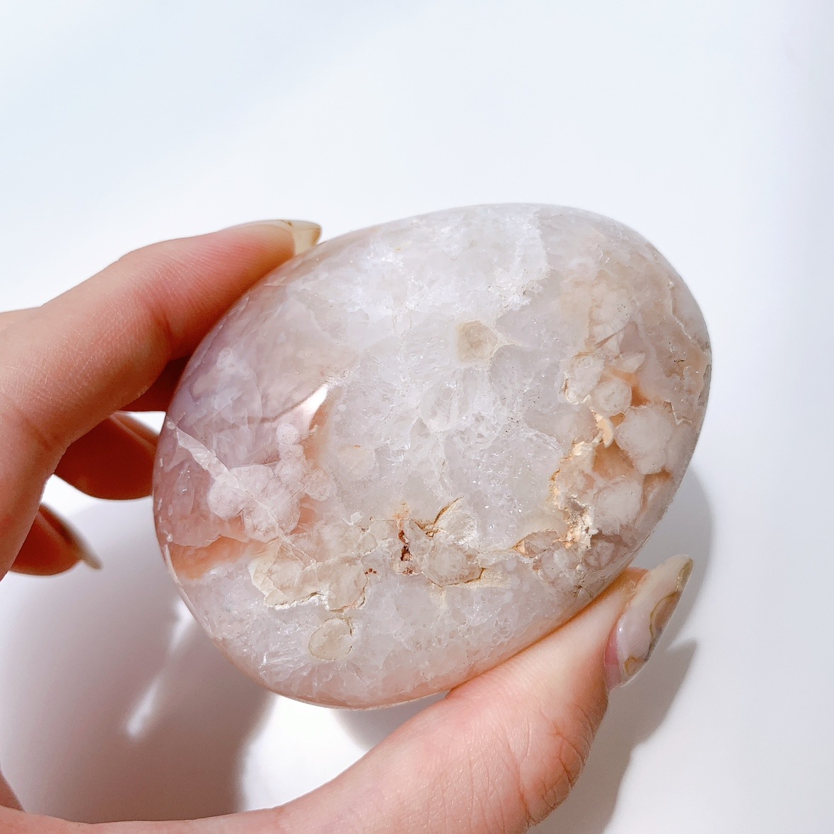 さくらアゲート にぎり石