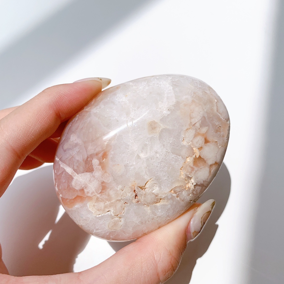 さくらアゲート にぎり石