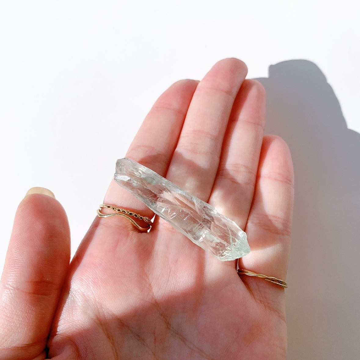 プラシオライト(グリーンアメジスト) 原石