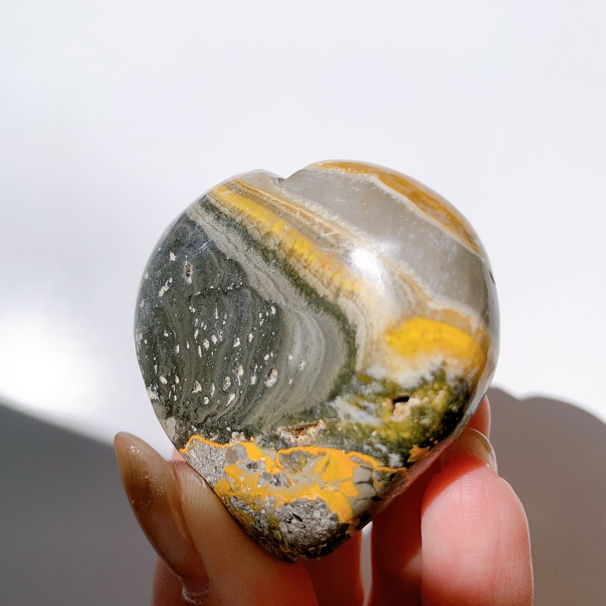 070117  天然石バンブルビージャスパー8.8ミリ16センチ 070117 天然石バンブルビージャスパー8.8ミリ16センチ