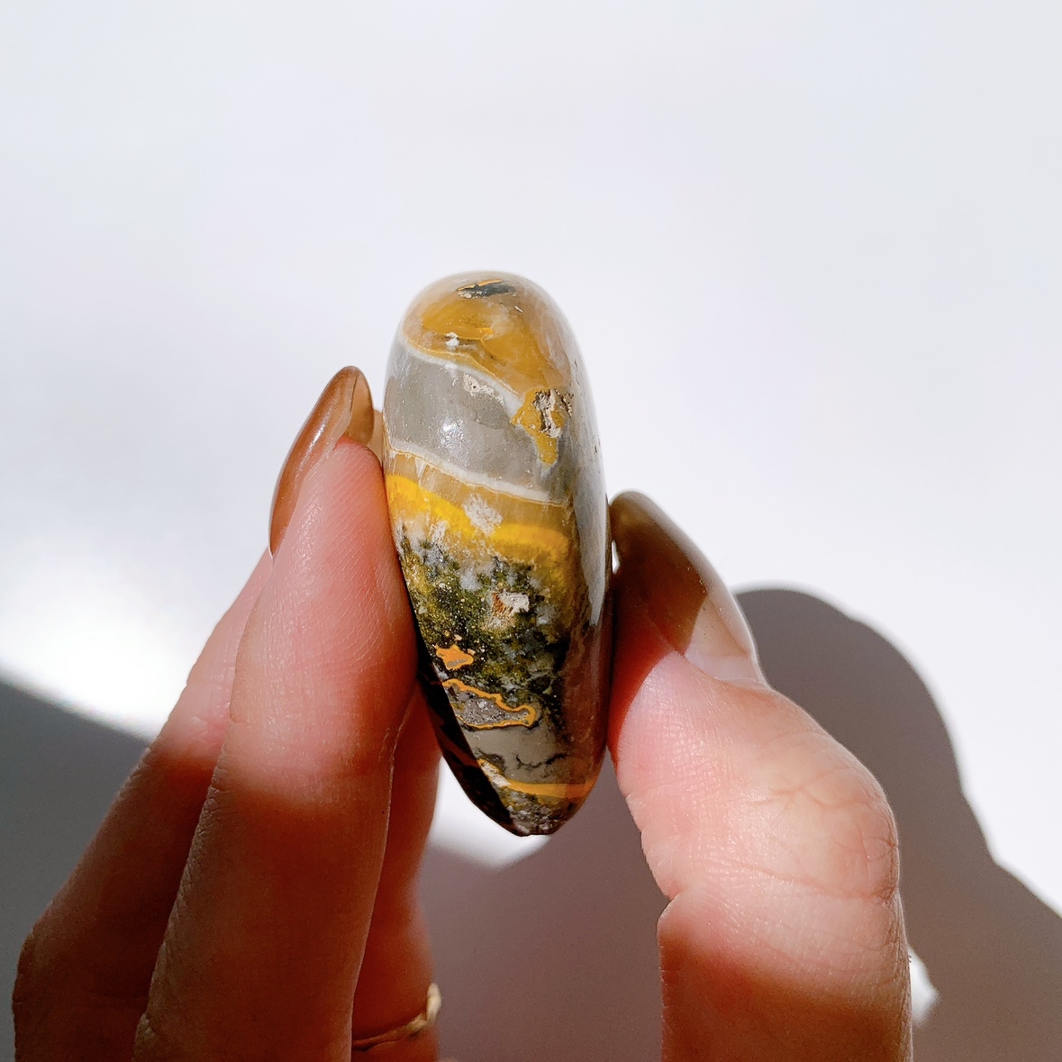 バンブルビージャスパー ハート型