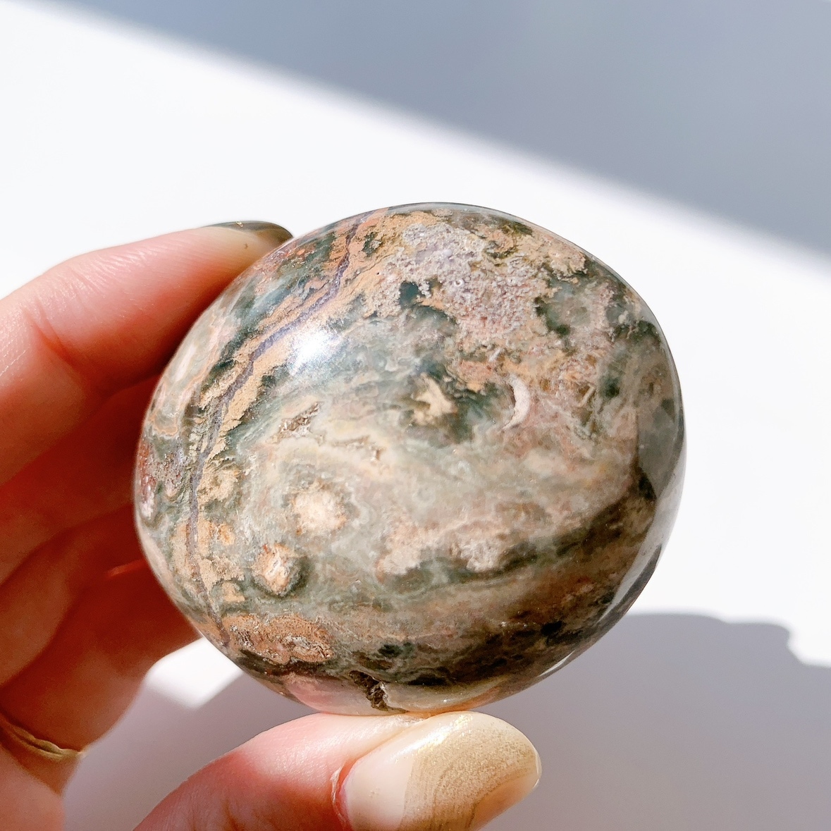 オーシャンジャスパー にぎり石