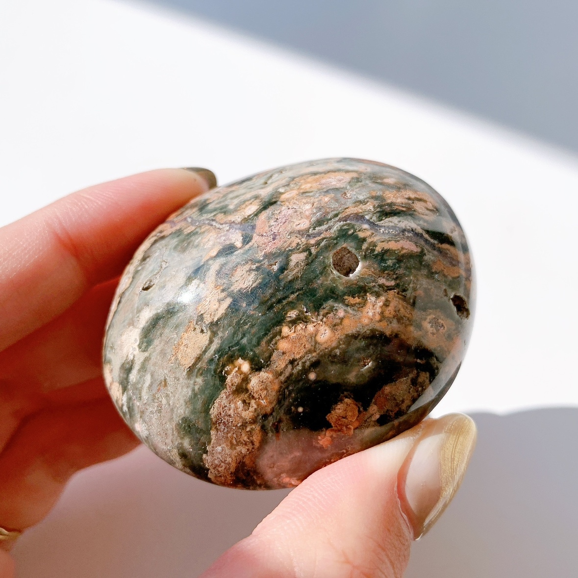 オーシャンジャスパー にぎり石