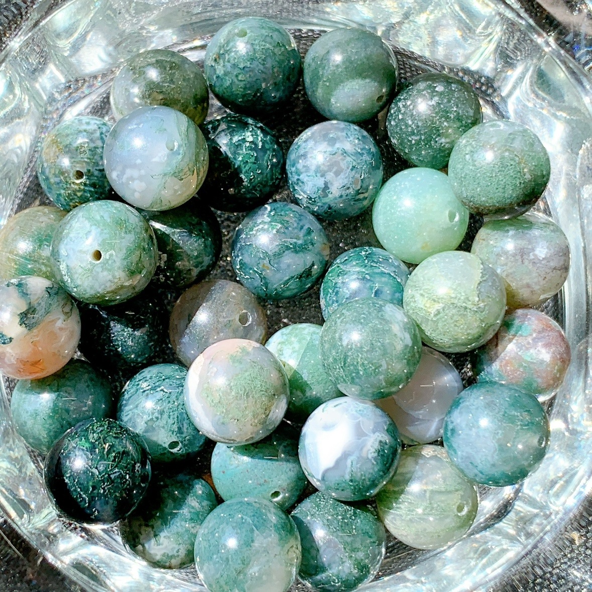 [606B]モスアゲート(10mm)