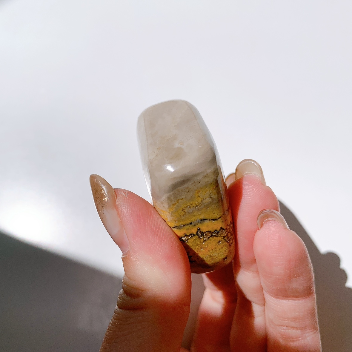 070117  天然石バンブルビージャスパー8.8ミリ16センチ 070117 天然石バンブルビージャスパー8.8ミリ16センチ