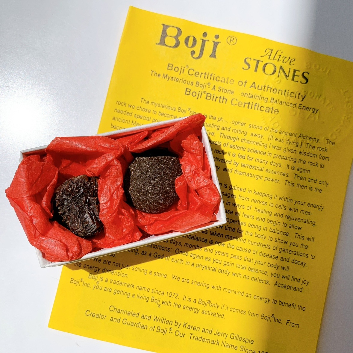 ボージーストーン 小 証明書付