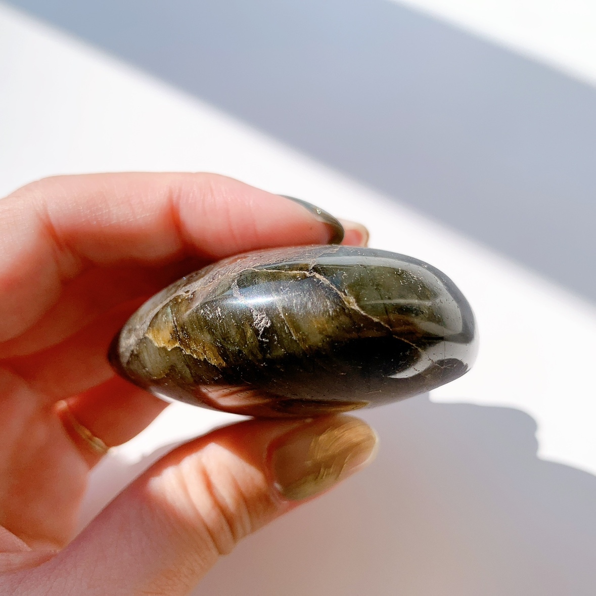 ラブラドライト ハート型