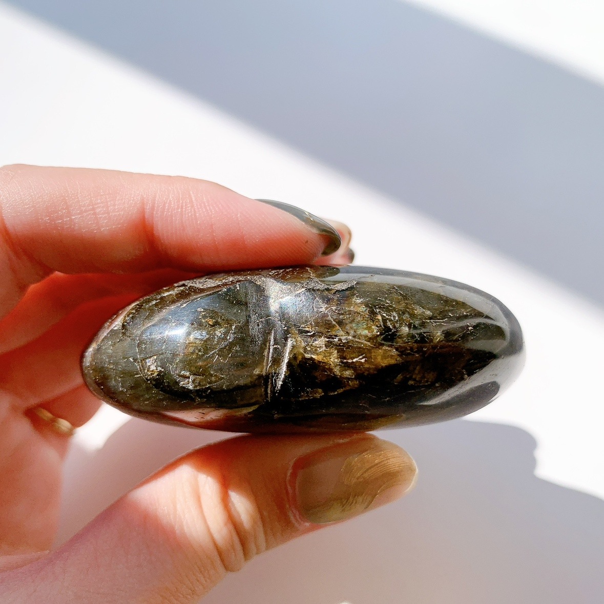 ラブラドライト ハート型