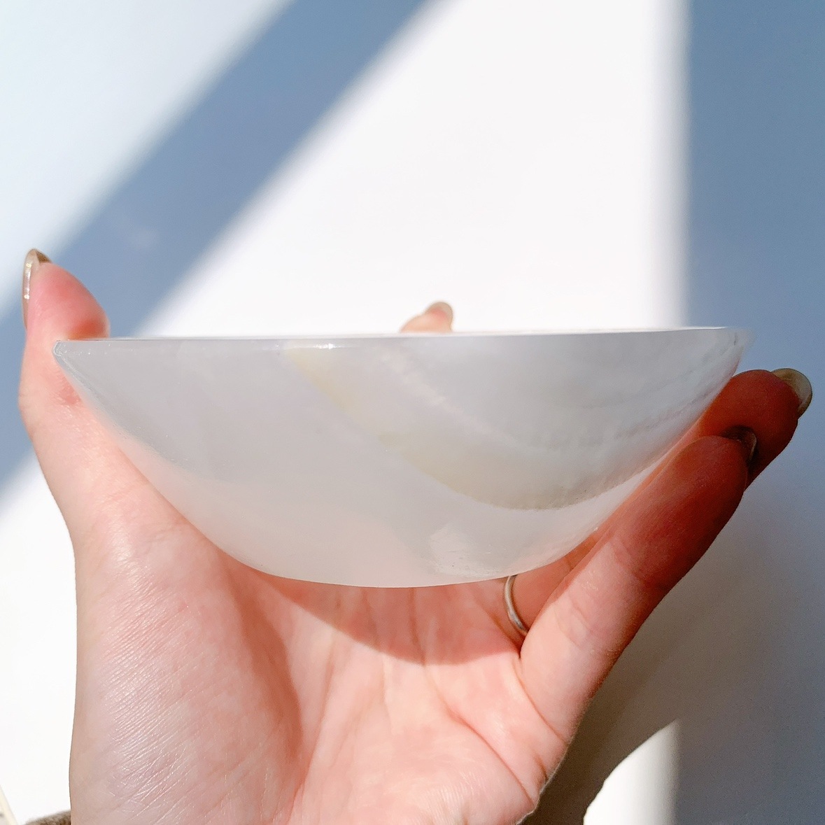 新品未使用！！Handcrafted Modern ホワイトオニキス ボウル ホワイトオニキス ボウル | その他 | Crystals by Purely