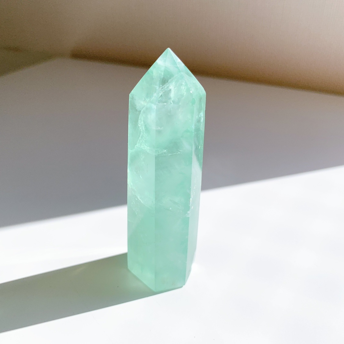 楽天市場】【レア 1点物】フローライト ポイント 蛍石 Fluorite