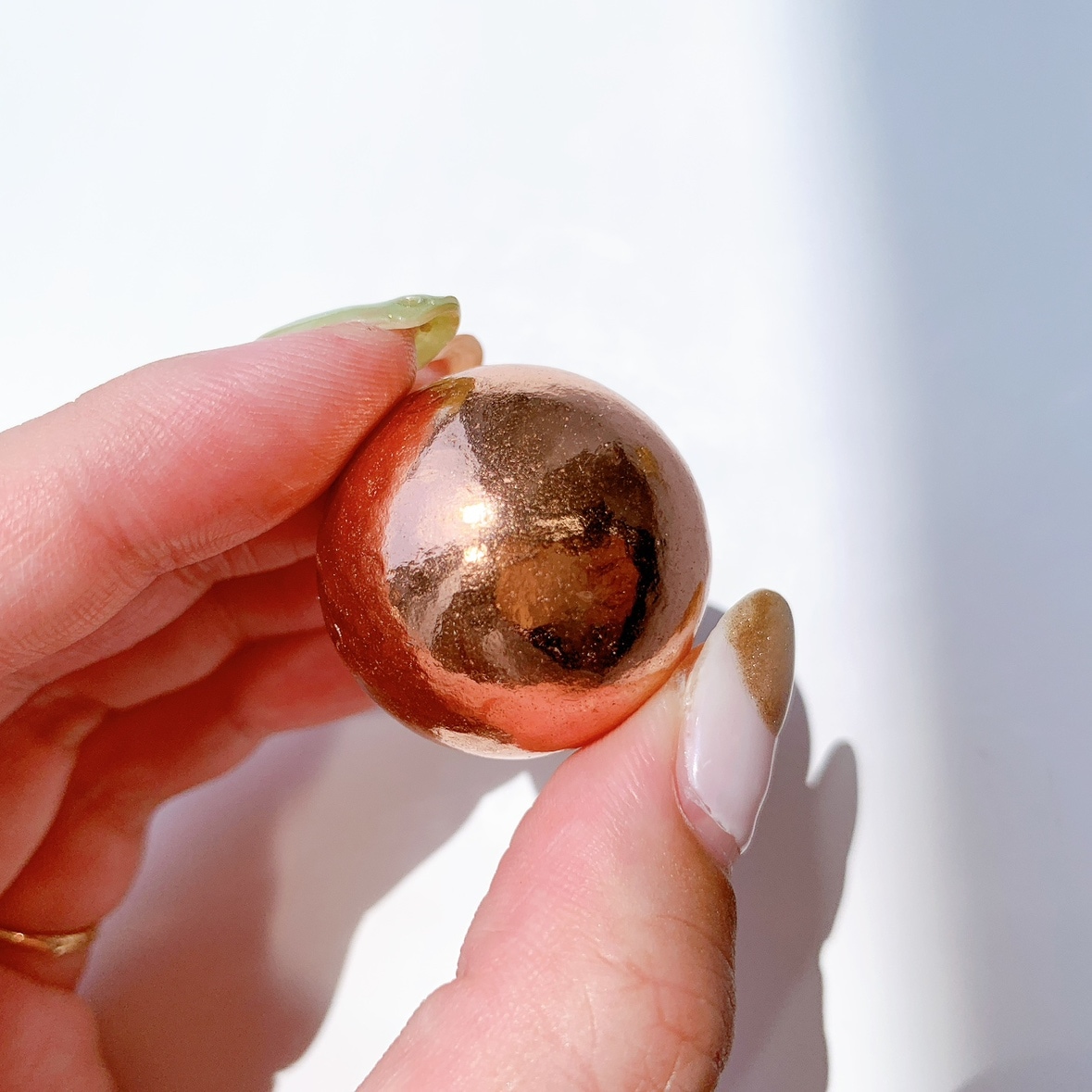 コッパー 自然銅 丸玉