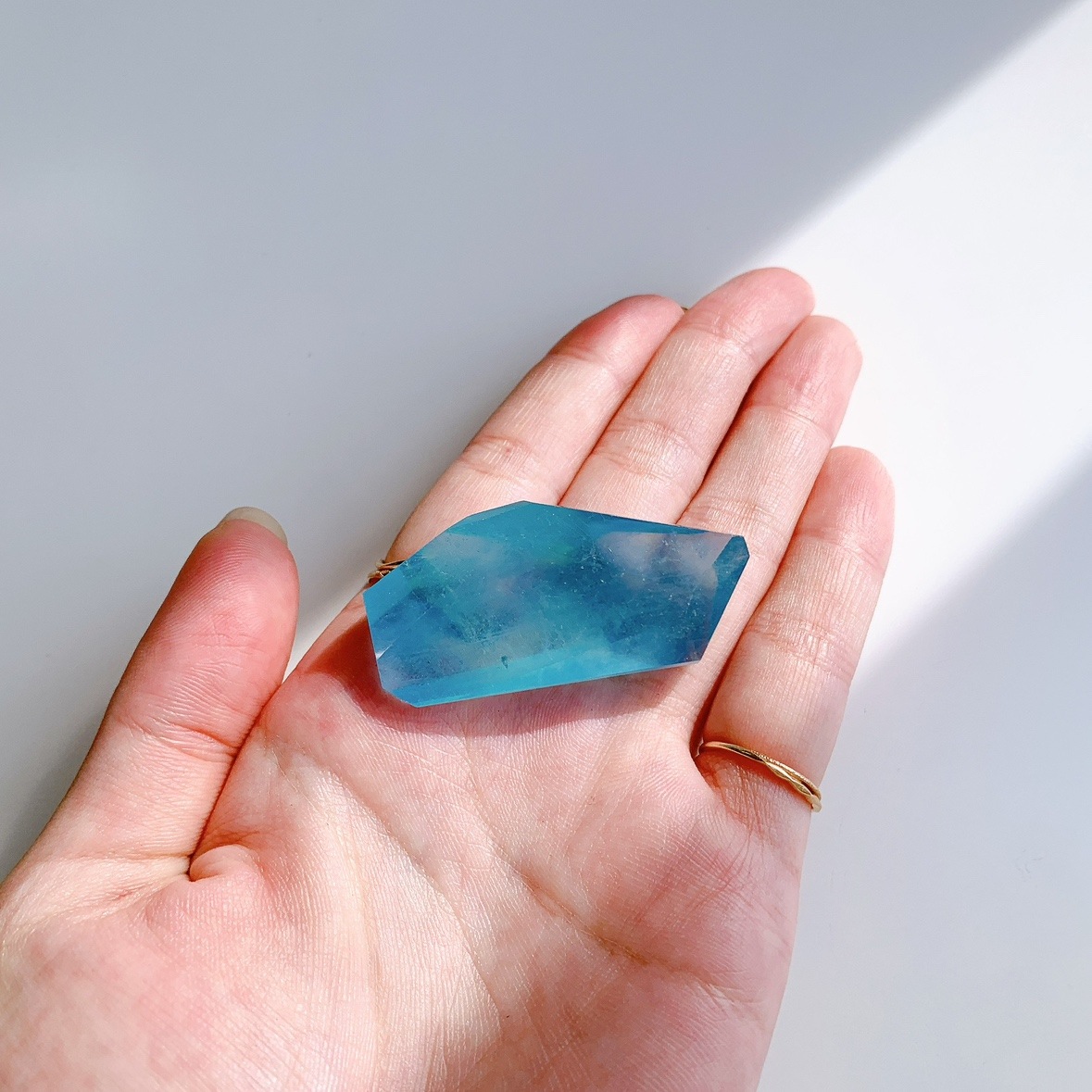 アクアマリン ラフカットポリッシュ