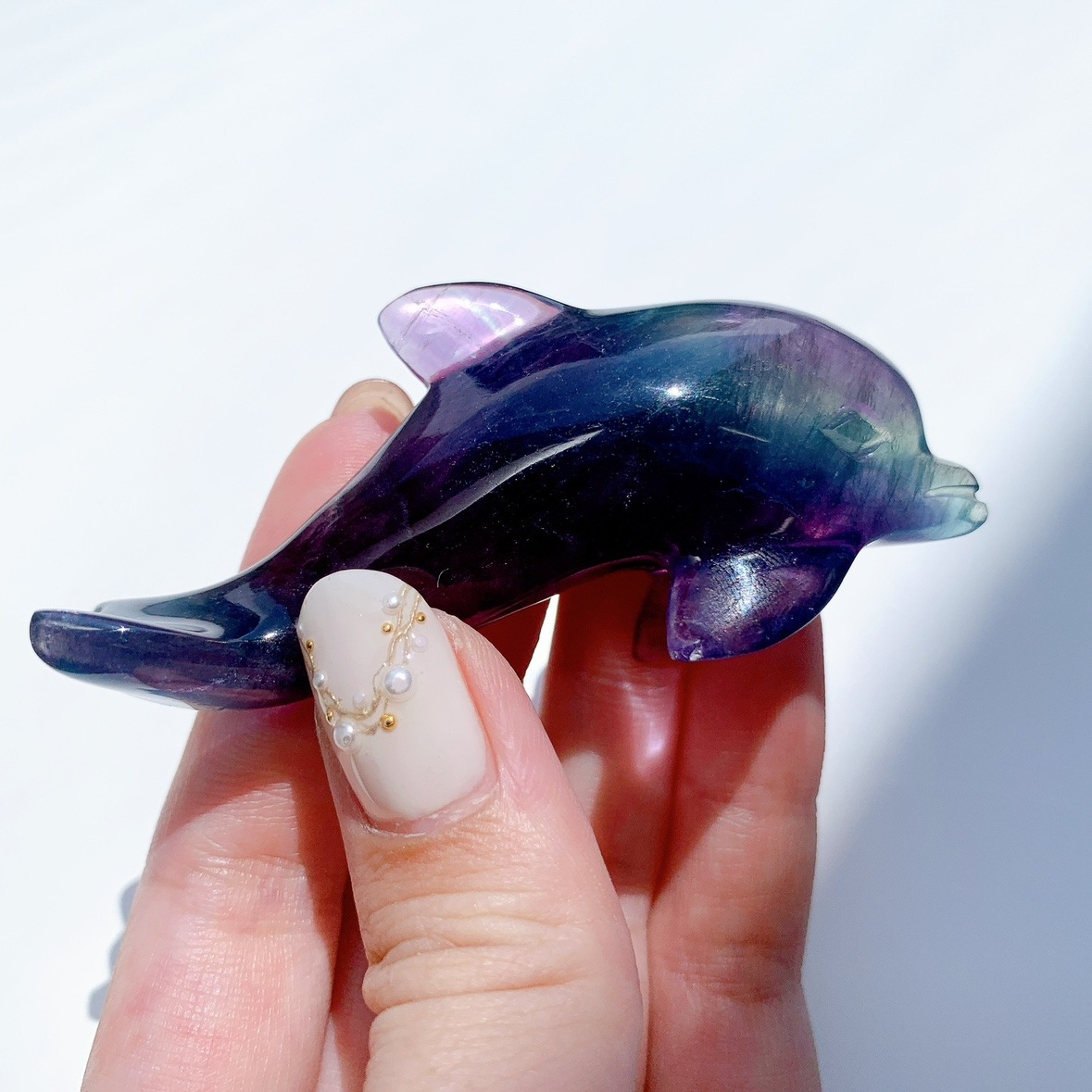 フローライト イルカ型 | その他 | Crystals by Purely