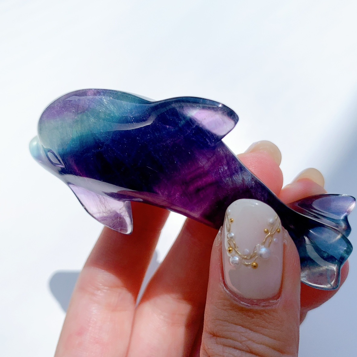 フローライト イルカ型 | その他 | Crystals by Purely