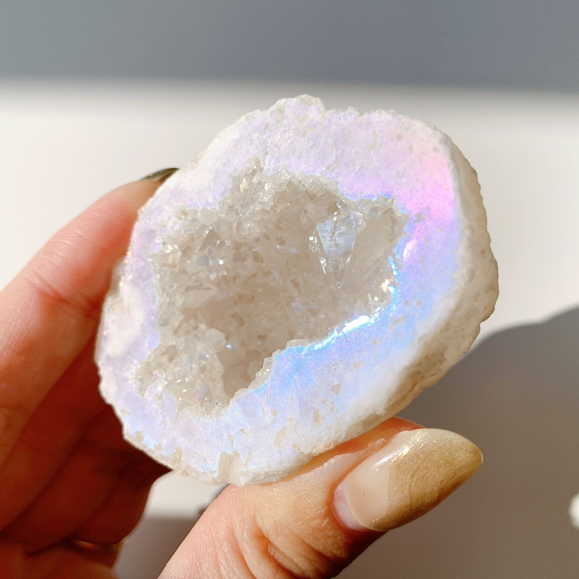 オーロラ水晶 ジオード | 原石 | Crystals by Purely