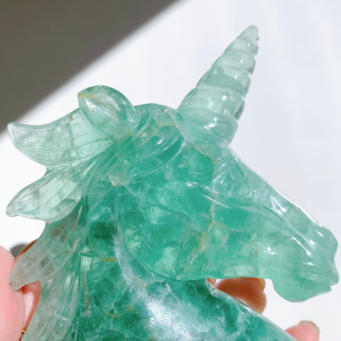 難あり特価品】フローライト ユニコーン型 | ユニコーン型 | Crystals