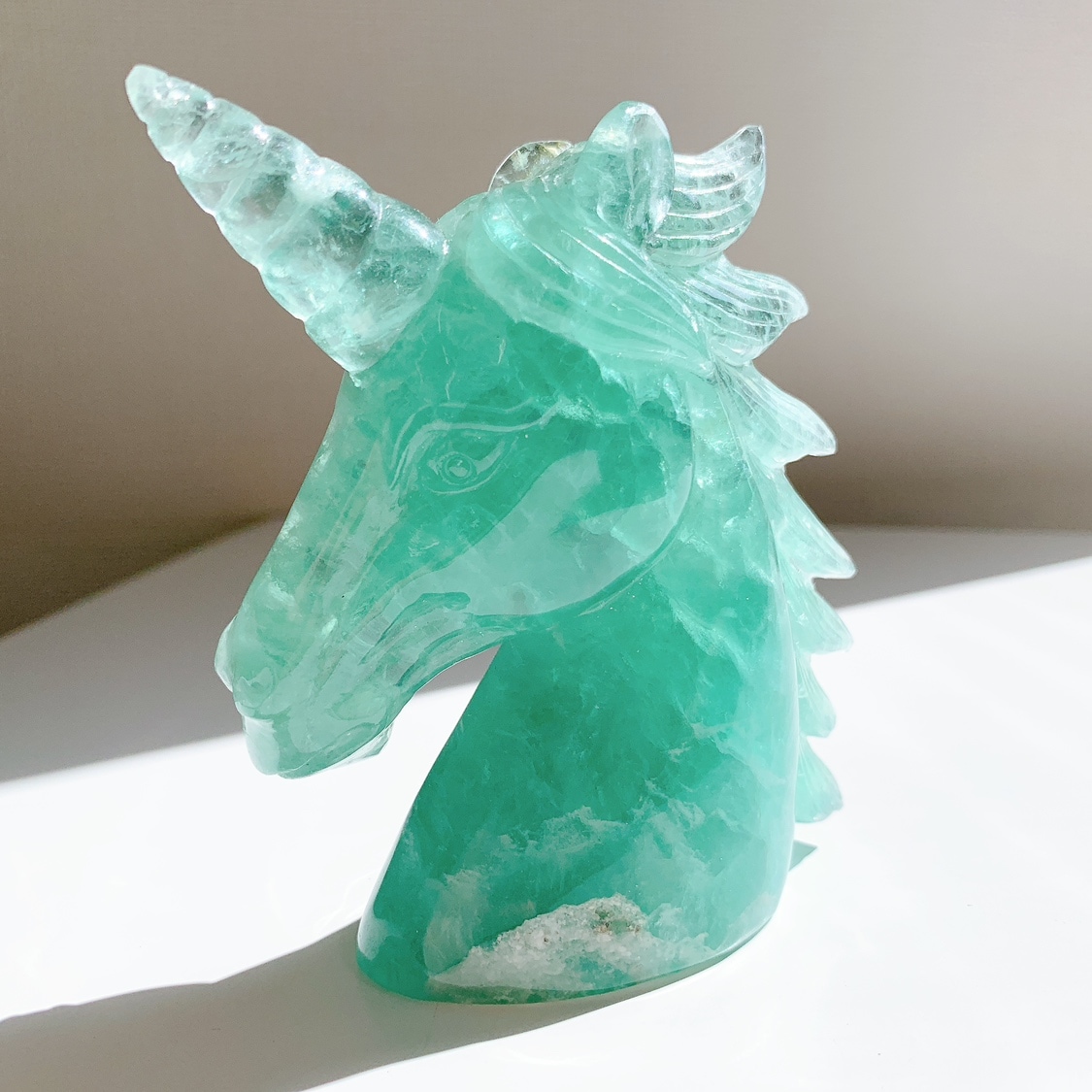 難あり特価品】フローライト ユニコーン型 | ユニコーン型 | Crystals