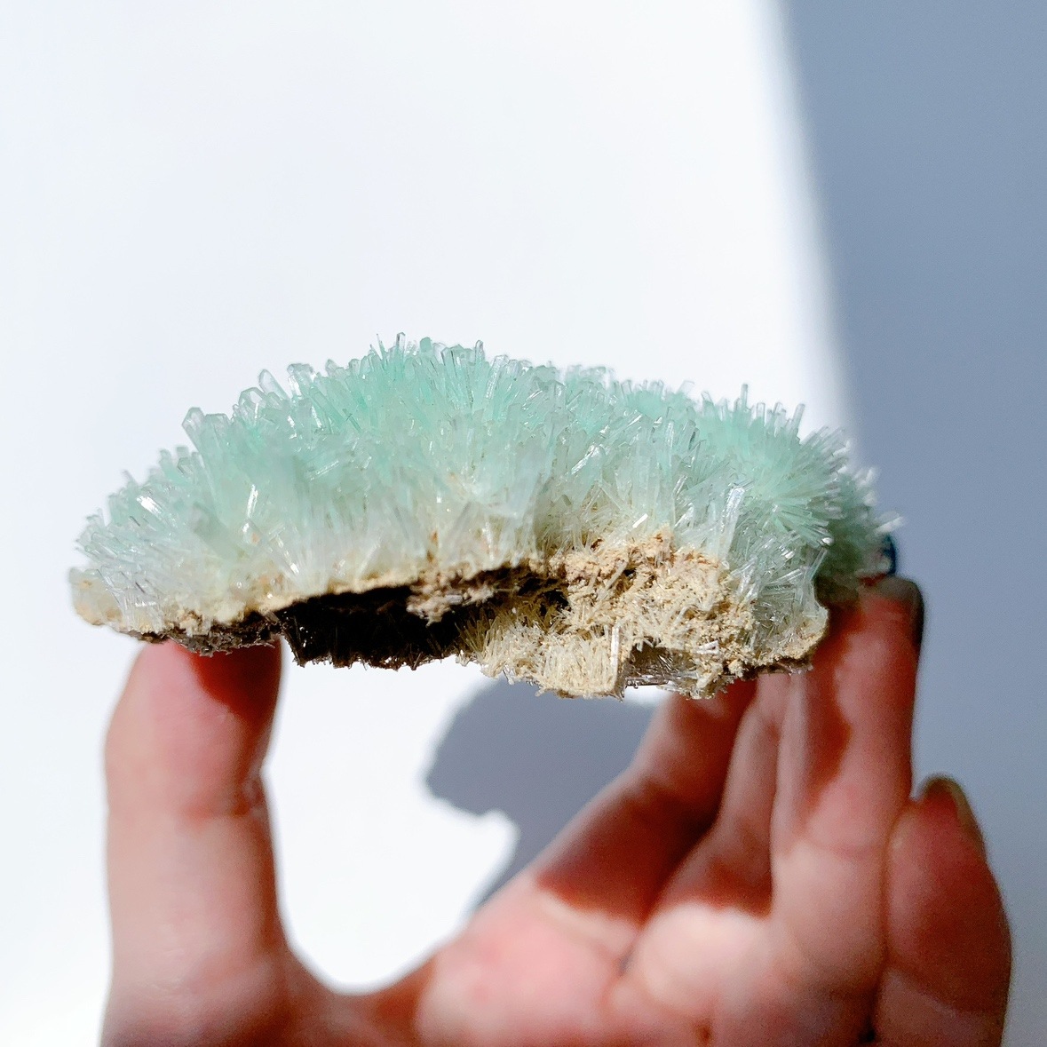 40g　ジプサム　世界に一つだけの結晶野郎ジプサム　鉱物標本　美品 □ Gypsum ／ 石膏・ジプサム