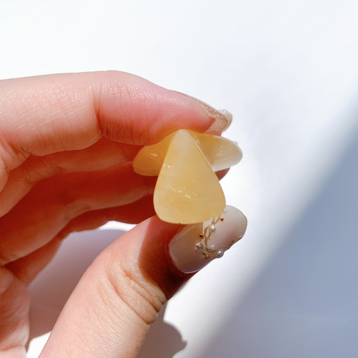 オレンジカルサイト 天使型 小 | 天使型 | Crystals by Purely