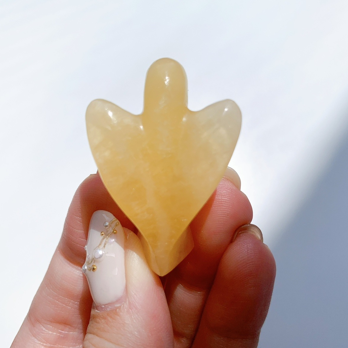 オレンジカルサイト 天使型 小 | 天使型 | Crystals by Purely