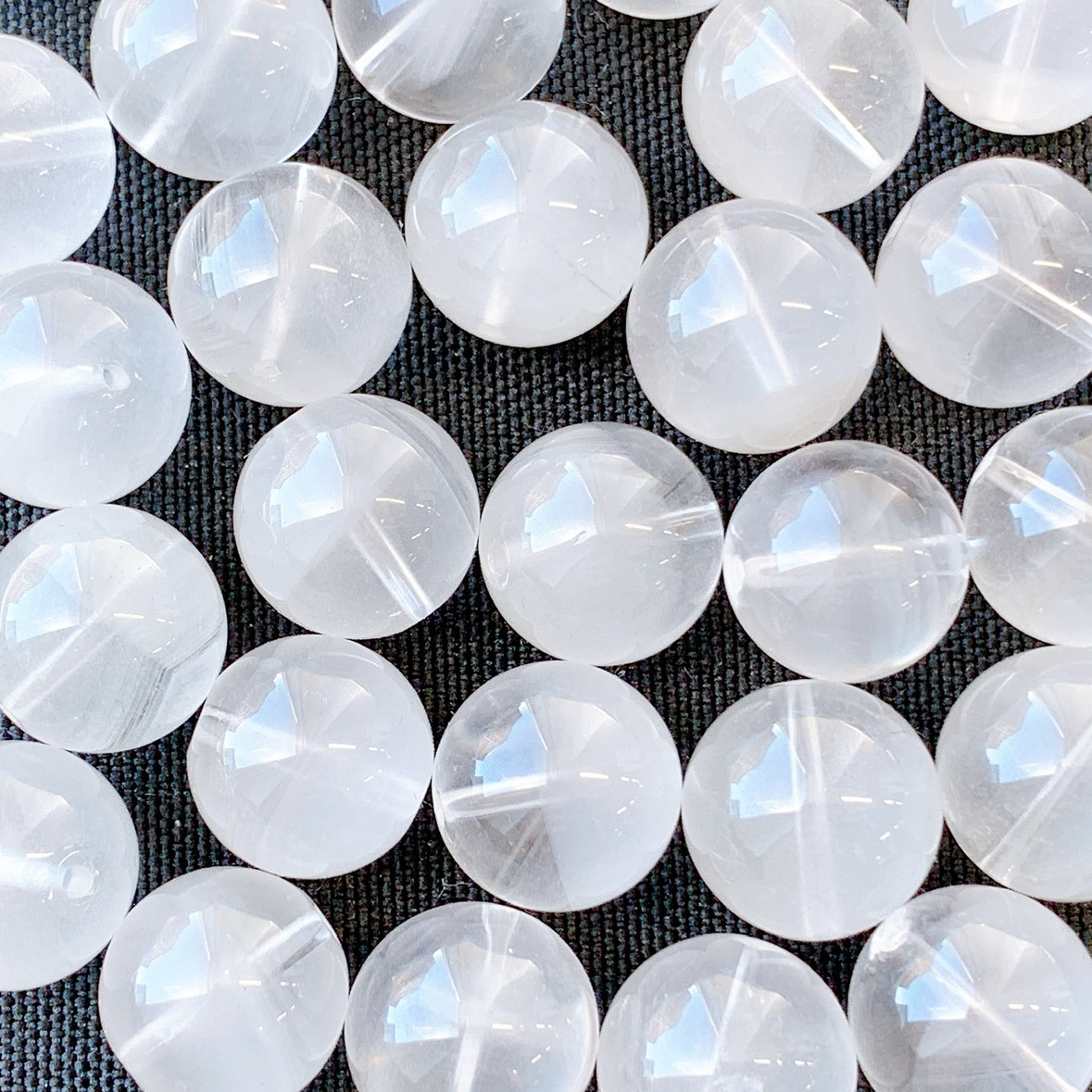 88B]アンフィボールインクォーツ(12mm) | ビーズ | Crystals by Purely
