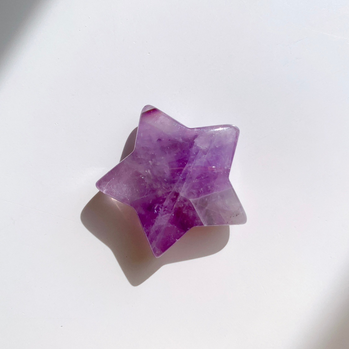 星型アメジストのチャームN-502