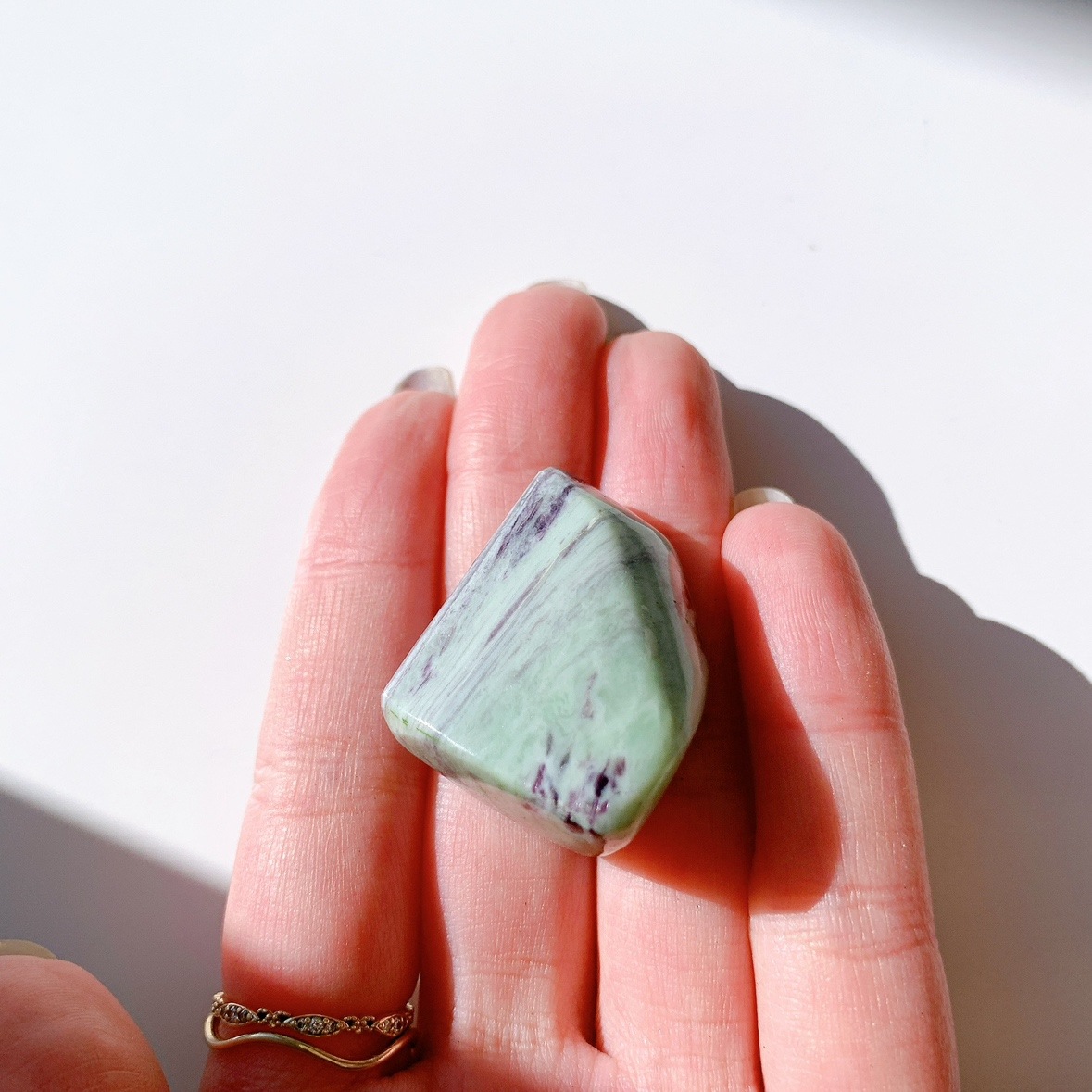 カメレライトインサーペンティン タンブル