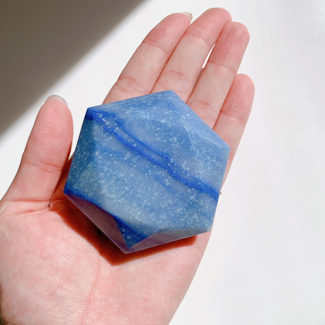 ニョロニョロ様心躍る輝き　ブルーデュモルチェライトインクォーツ　1粒　ビーズ　3 ニョロニョロ様心躍る輝き ブルーデュモルチェライトインクォーツ 1粒