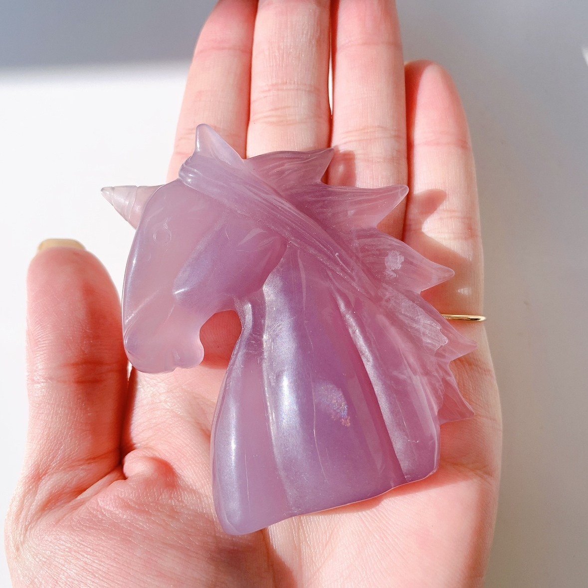 イットリウムフローライト ユニコーン型