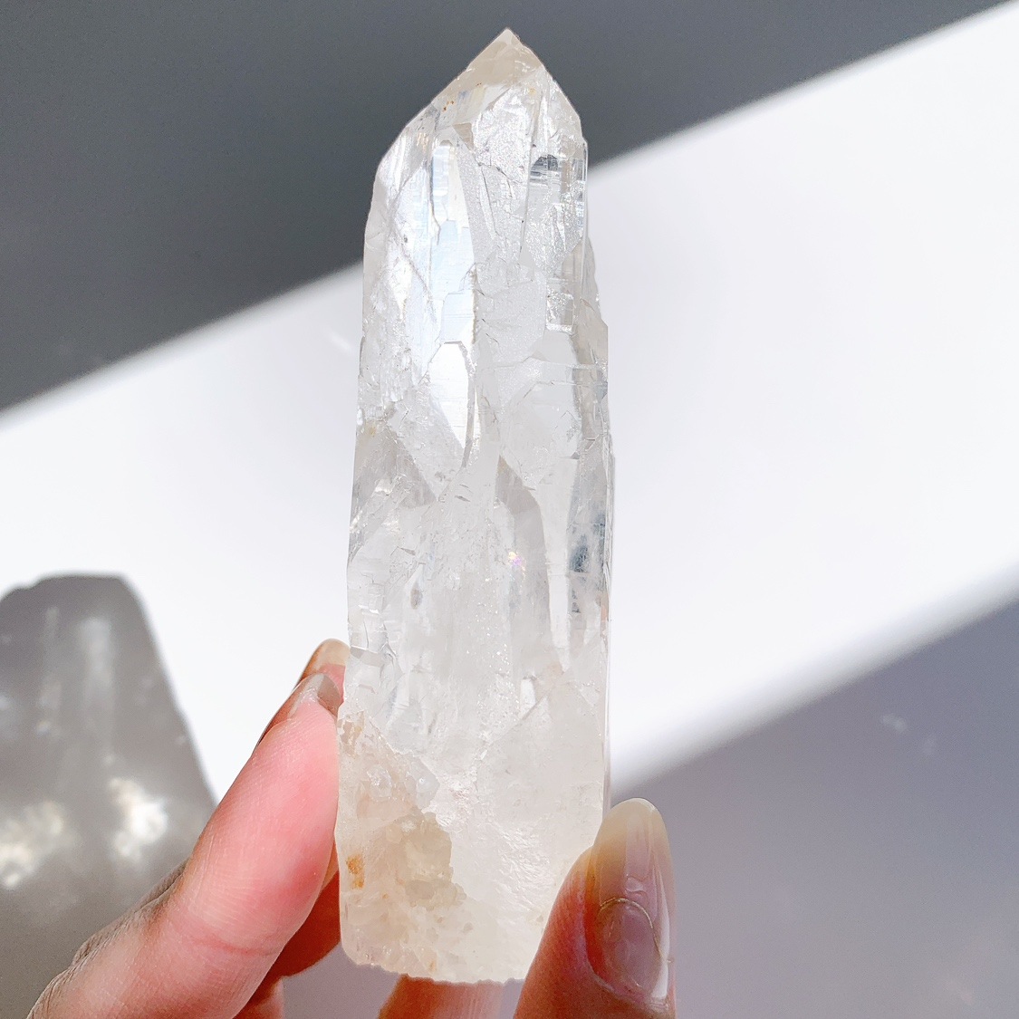 水晶原石・カテドラル・クリア水晶ポイント　58ｇ カテドラル水晶 | 原石 | Crystals by Purely