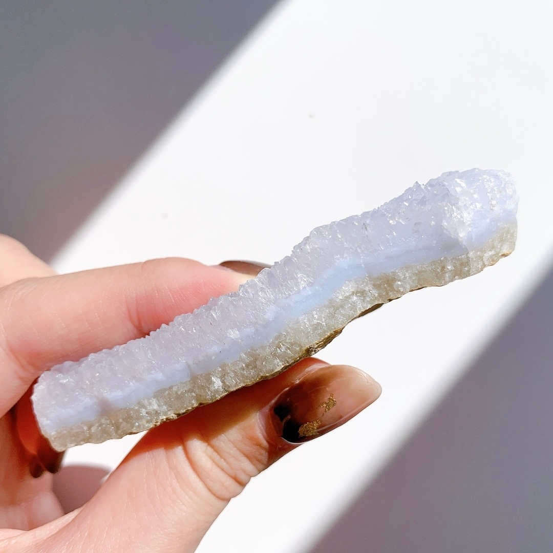 ブルーレースアゲート 原石 | 原石 | Crystals by Purely