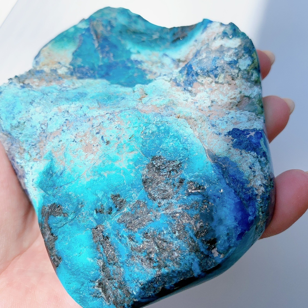 クリソコラ 半面研磨 | 原石 | Crystals by Purely