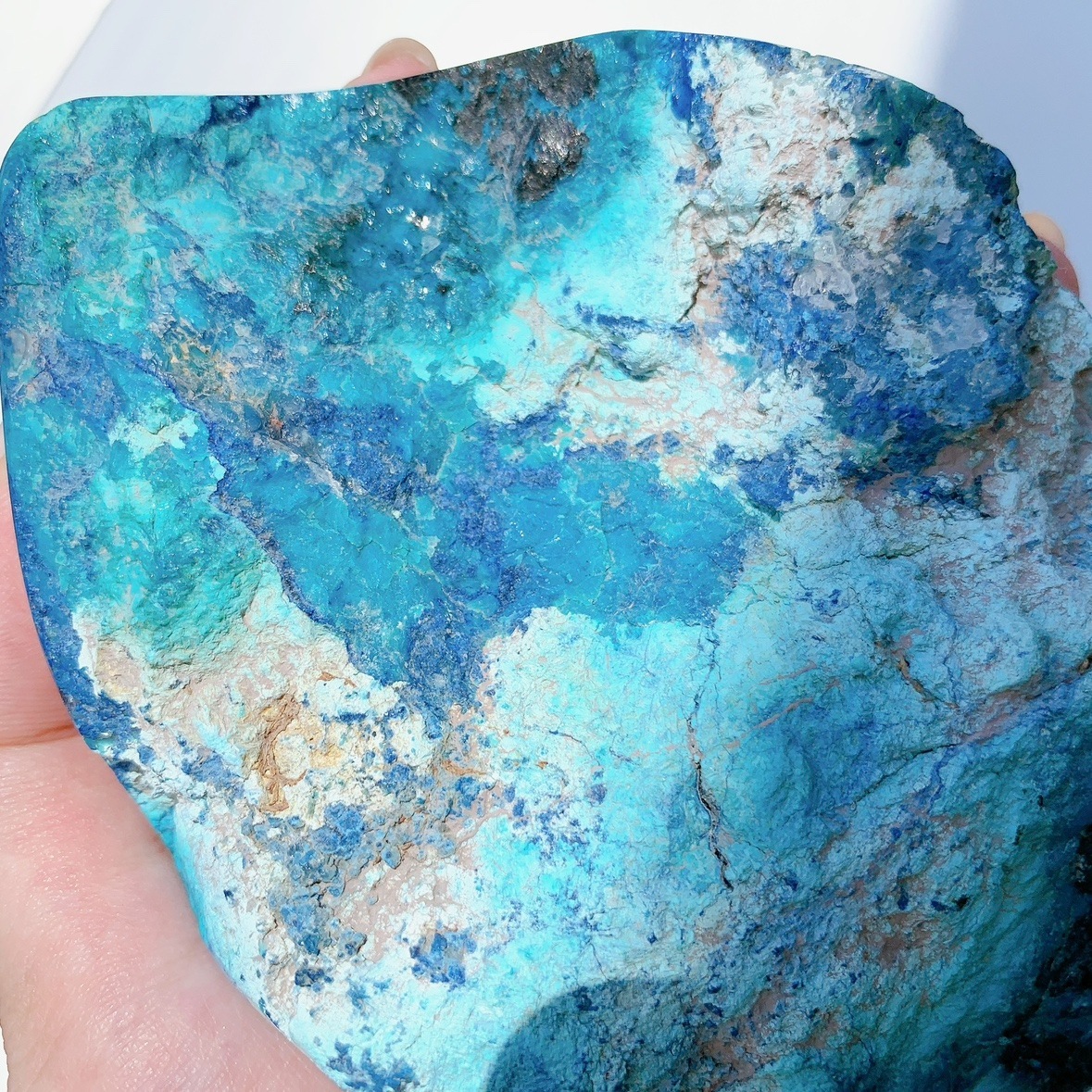 クリソコラ 半面研磨 | 原石 | Crystals by Purely