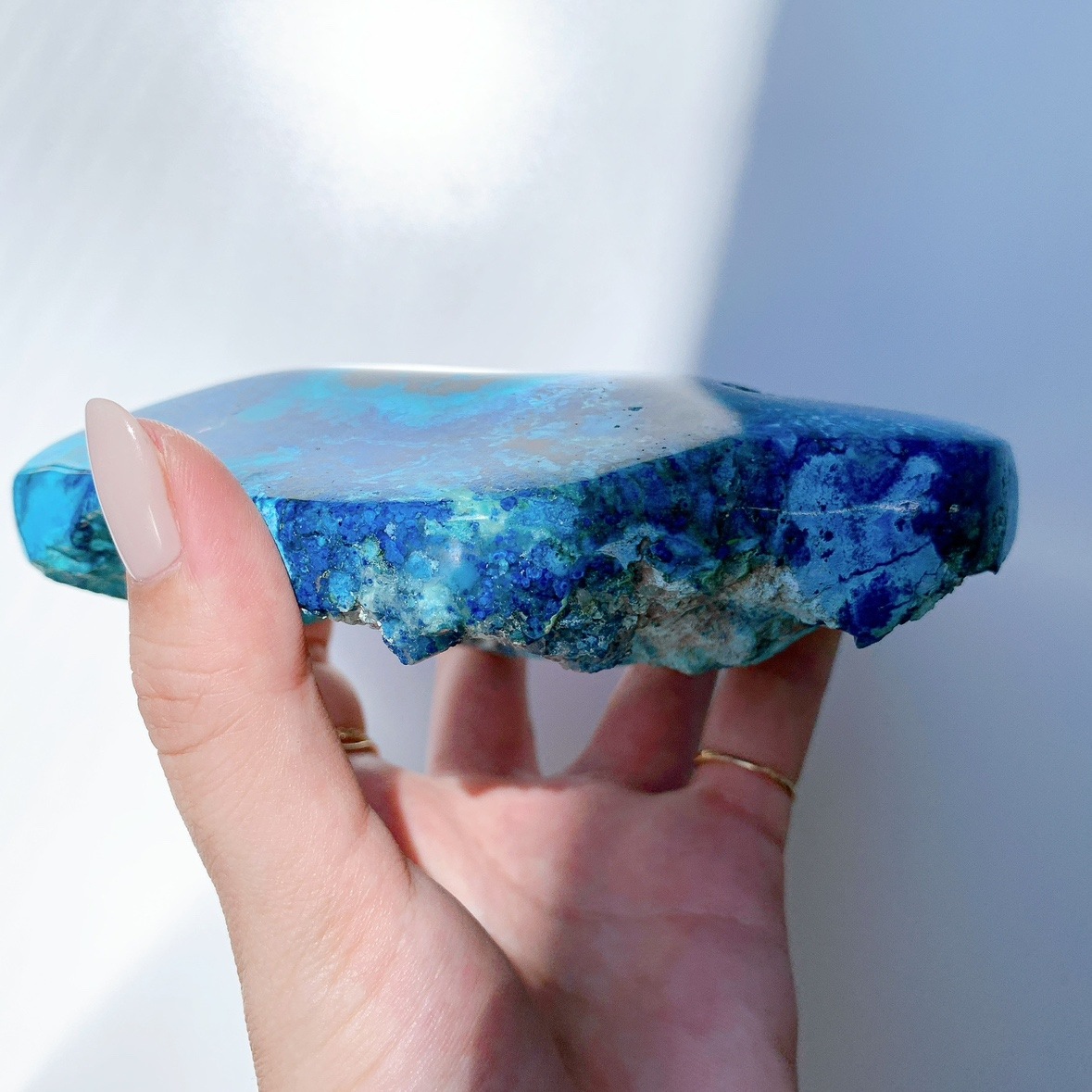 クリソコラ 半面研磨 | 原石 | Crystals by Purely