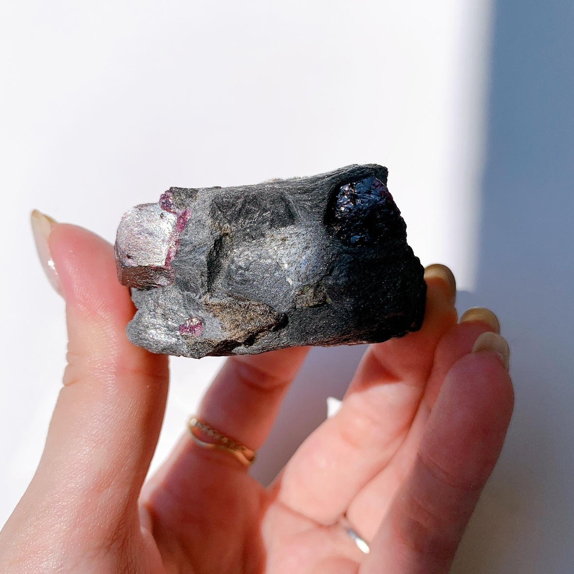 ガーネットwithスタウロライト 原石