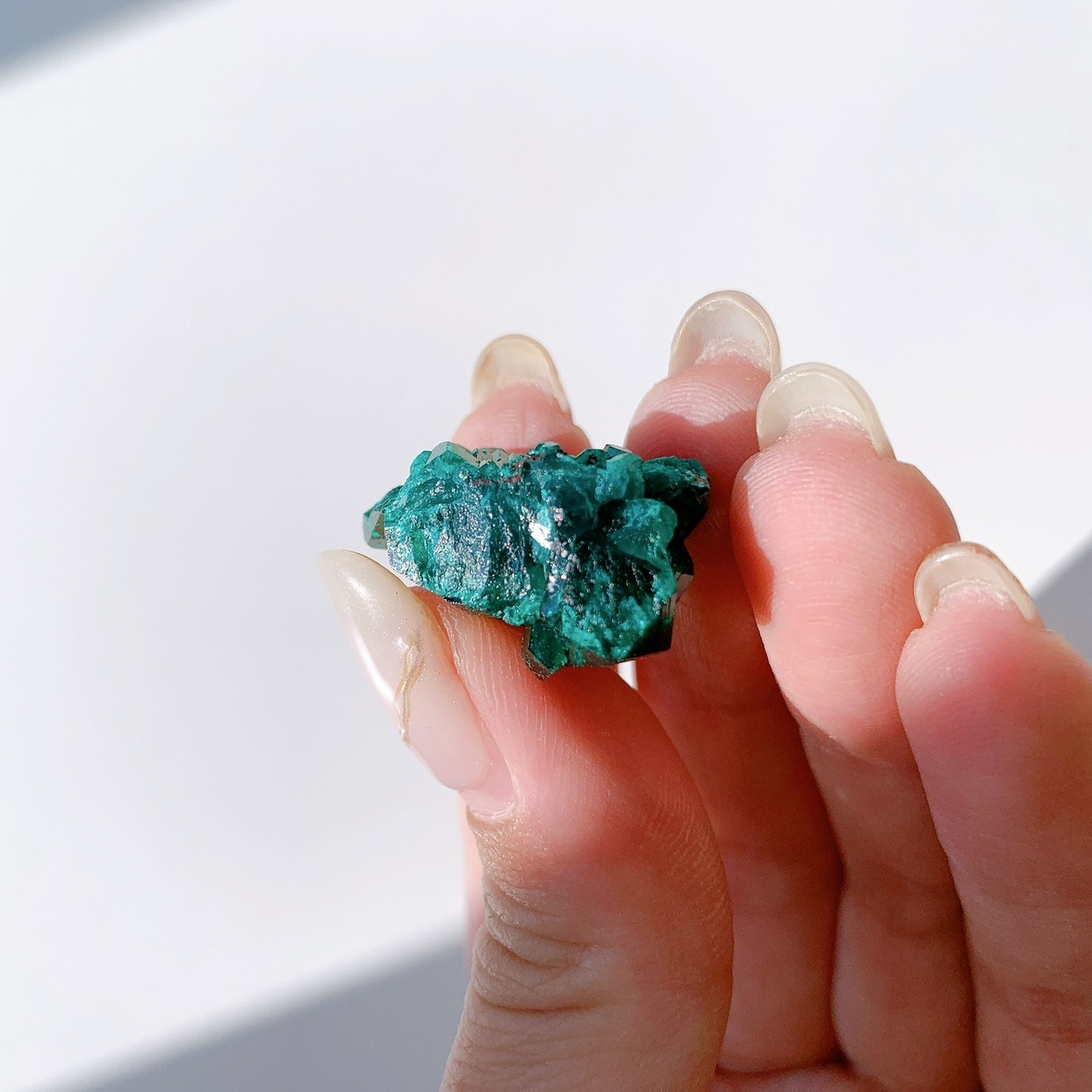 パワーストーン 天然石 原石 ダイオプテーズ 180g No.560