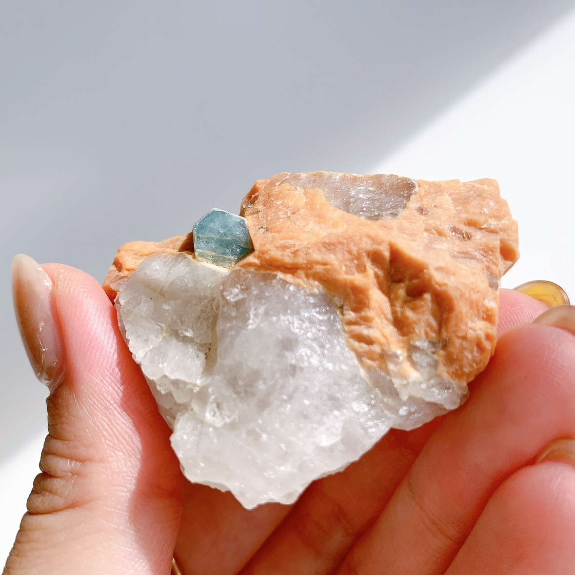 247 アナテース 母岩付き 標本 結晶 原石 ブルー 透過 247 アナテース 母岩付き 標本 結晶 原石 ブルー 透過 - メルカリ