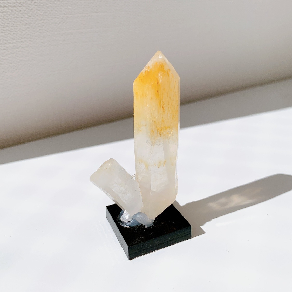 マンゴークォーツ ハロイサイトインクォーツ クラスター ② コロンビア産 マンゴークォーツ クラスター / Mango Quartz