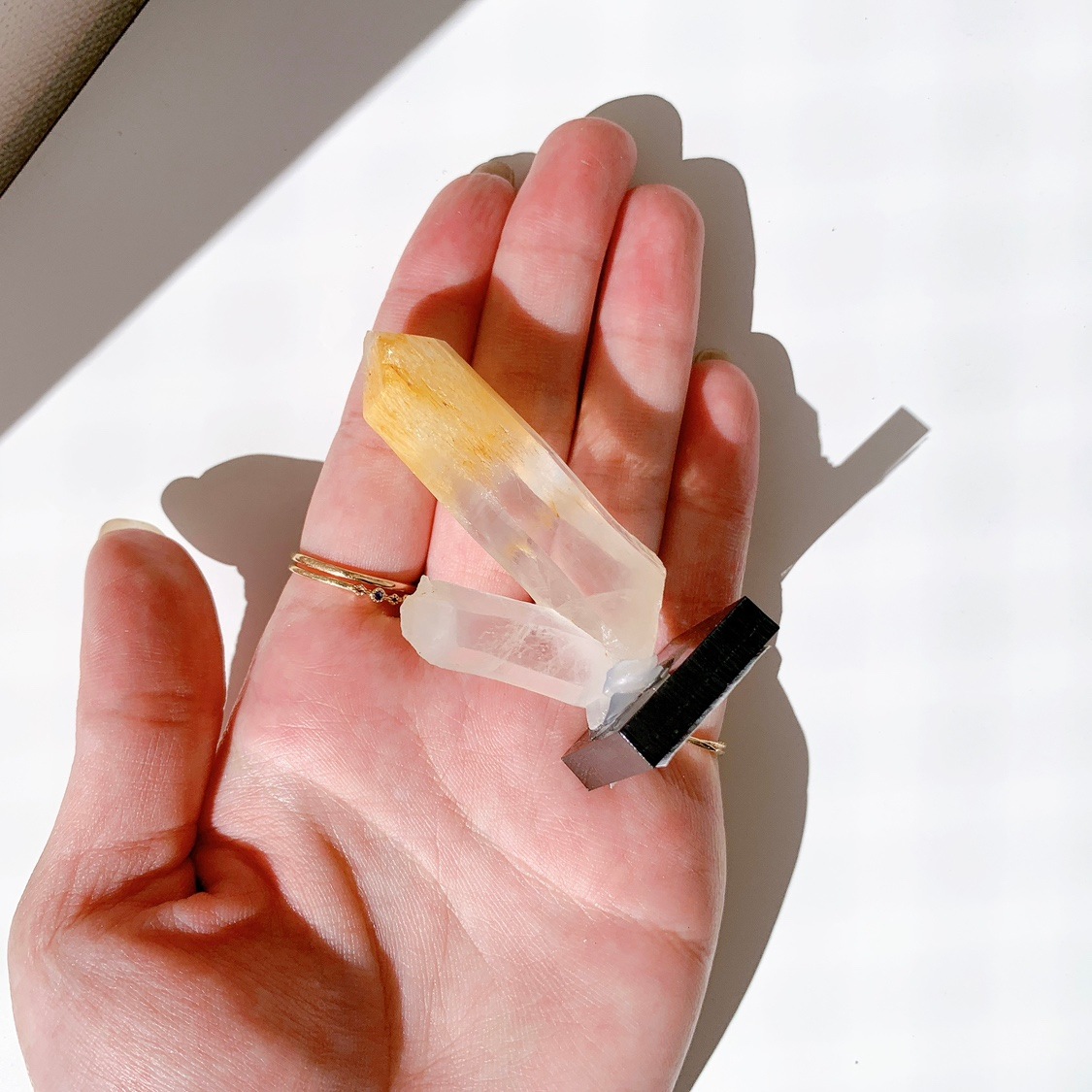 マンゴー水晶(ハロイサイトインクォーツ) 原石 | 原石 | Crystals by